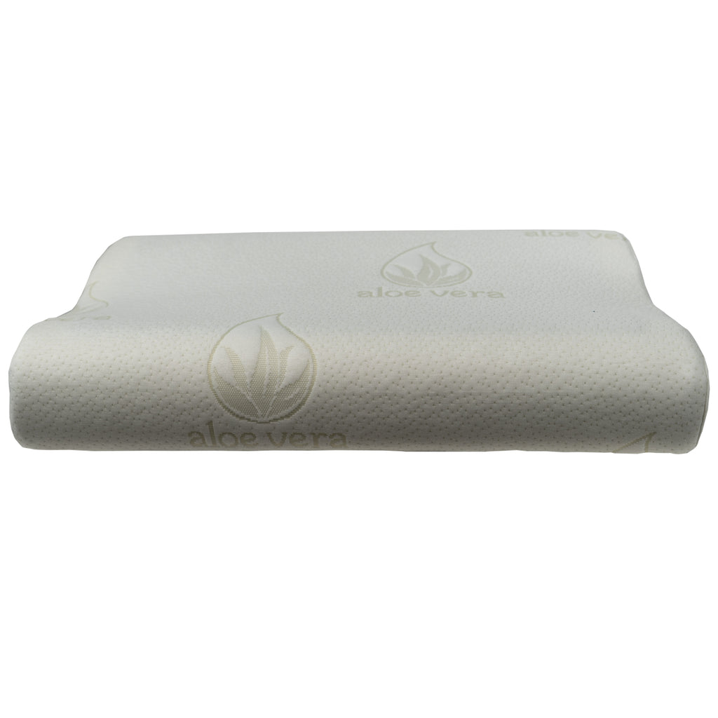 Pillow with Gel & Memory Foam "Aloe Vera " (60CMX40CMX12/10CM)