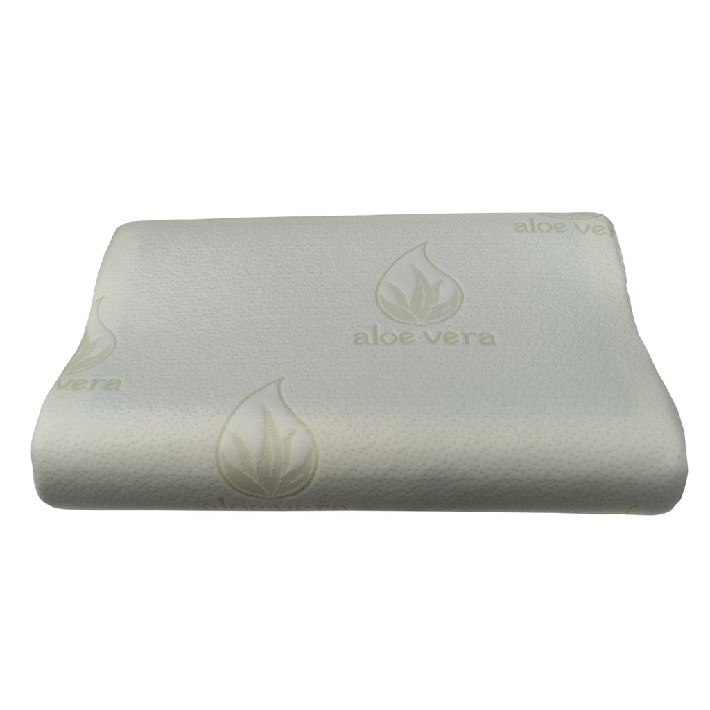 Pillow with Gel & Memory Foam "Aloe Vera " (60CMX40CMX12/10CM)
