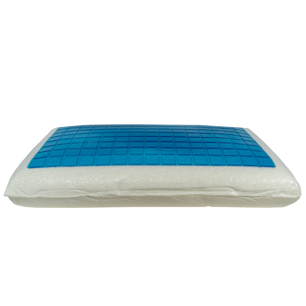 Pillow with Gel & Memory Foam "Aloe Vera " (60cm x 40cm x 12cm)