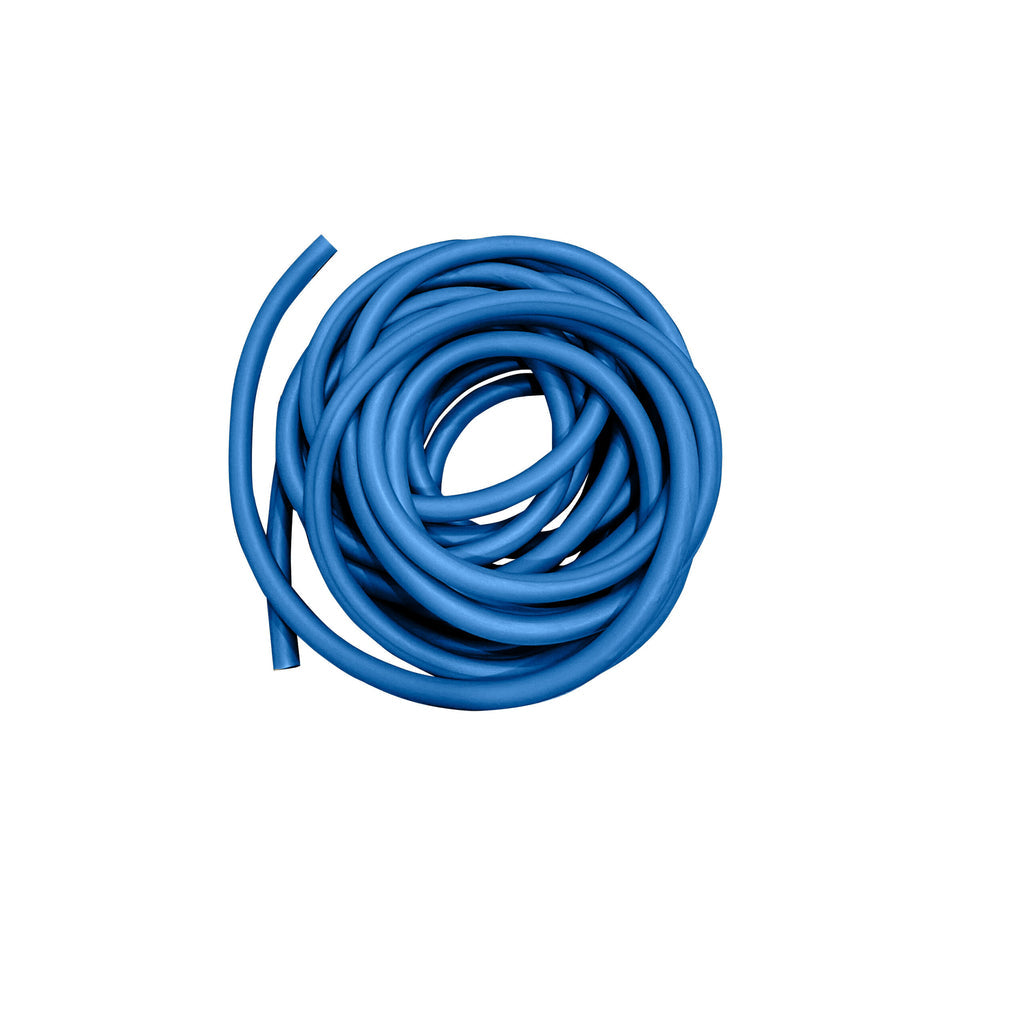CanDo® Low Powder Exercise Tubing - 7.6m roll - Blue - heavy
