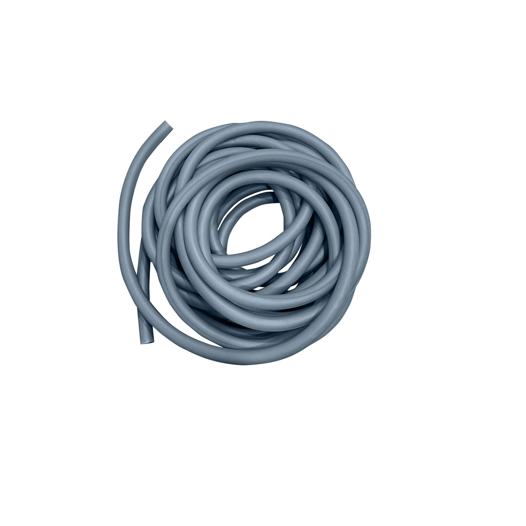 CanDo® Low Powder Exercise Tubing - 7.6m roll - Silver - xx-heavy
