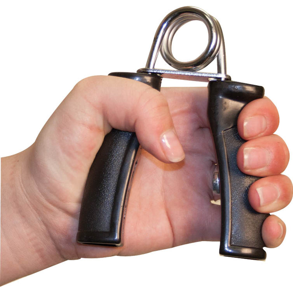 CanDo® Ergonomic Hand Grip, Pair - Yellow, x-light - 1,4kg