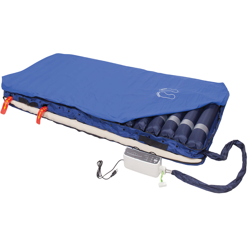 Anti-Decubitus Hospital Stripe Mattress 5''+3'' Foam Mattress & Air Pump (155kg)