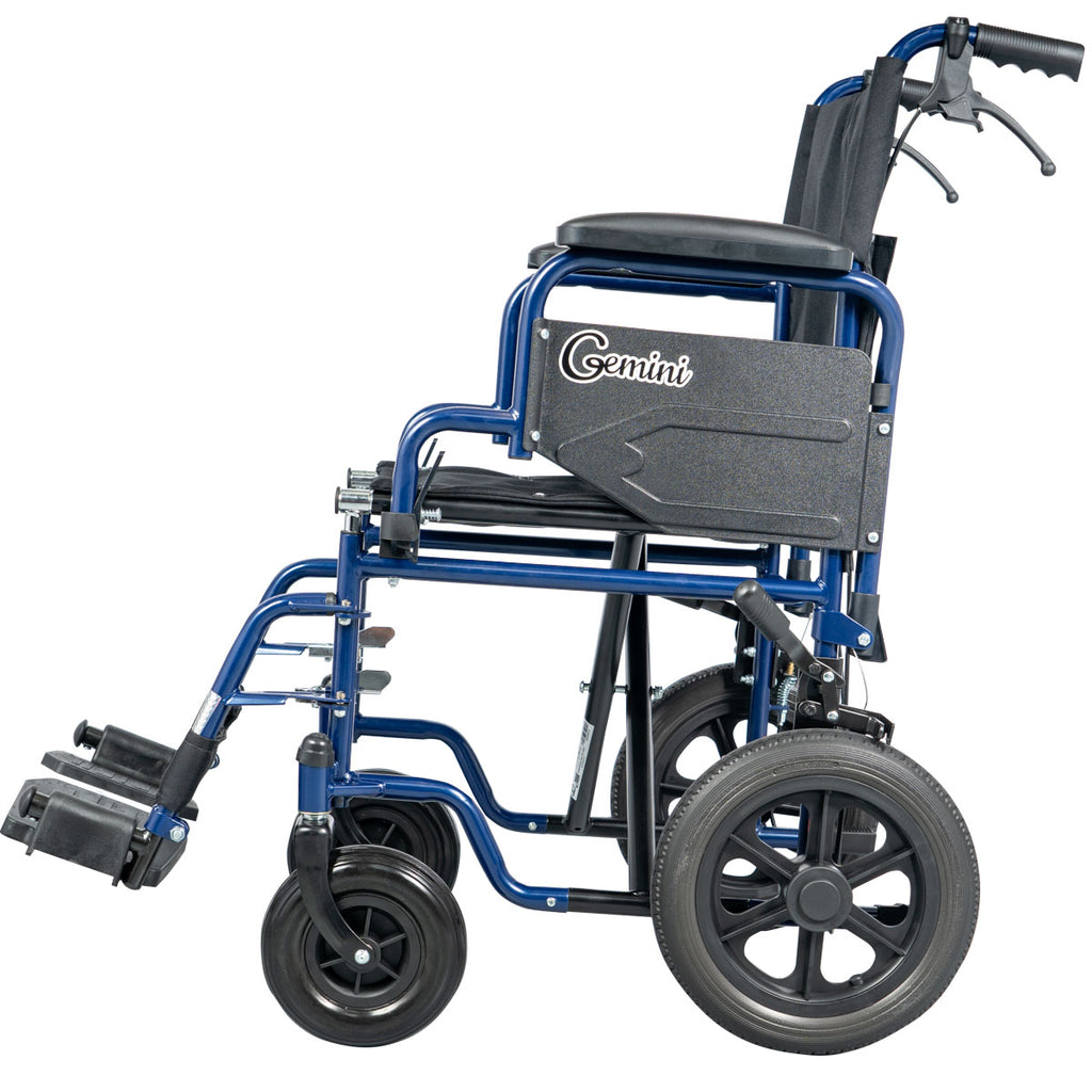 Wheelchair Gemini Blue 43cm 12''