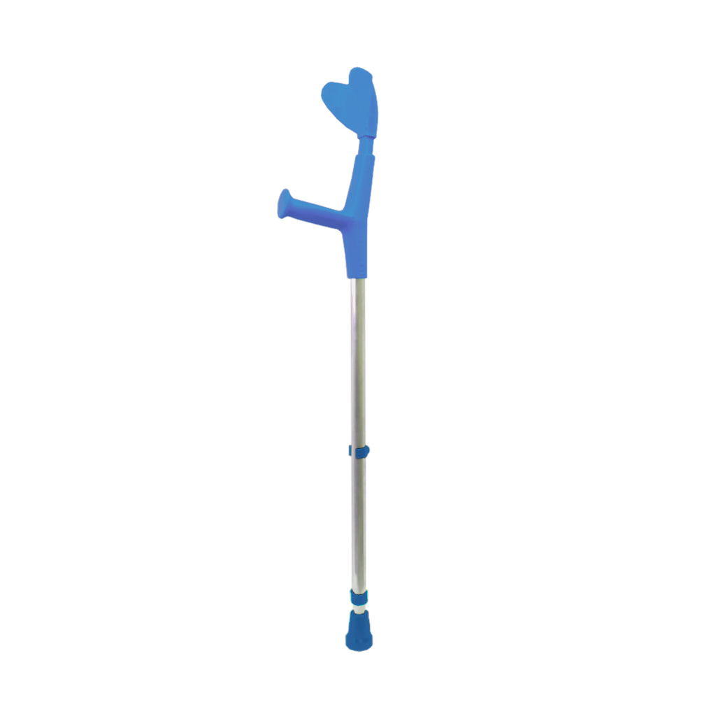 Child Forearm Crutch Blue, Fixed Handle