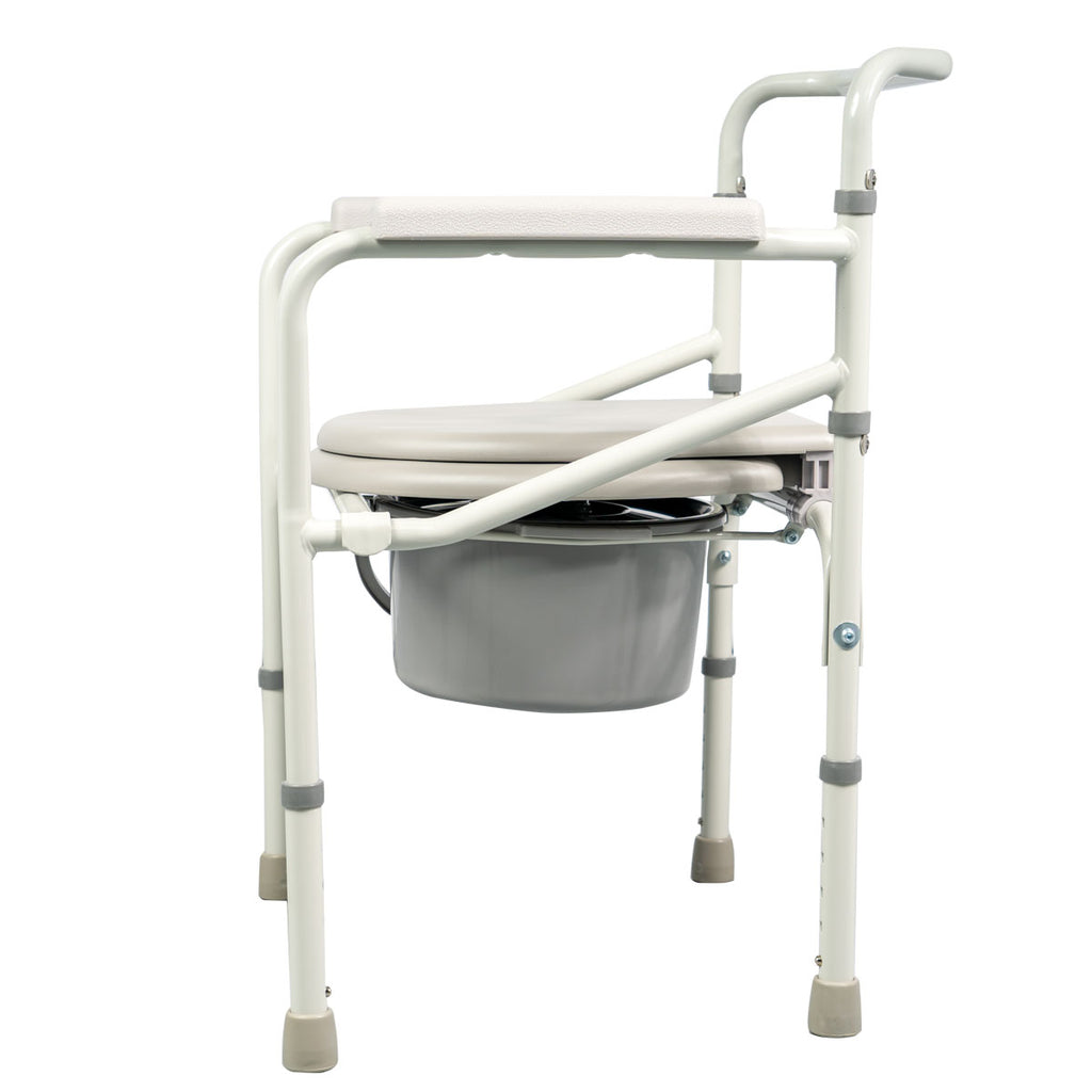 Foldable Commode Chair Beige