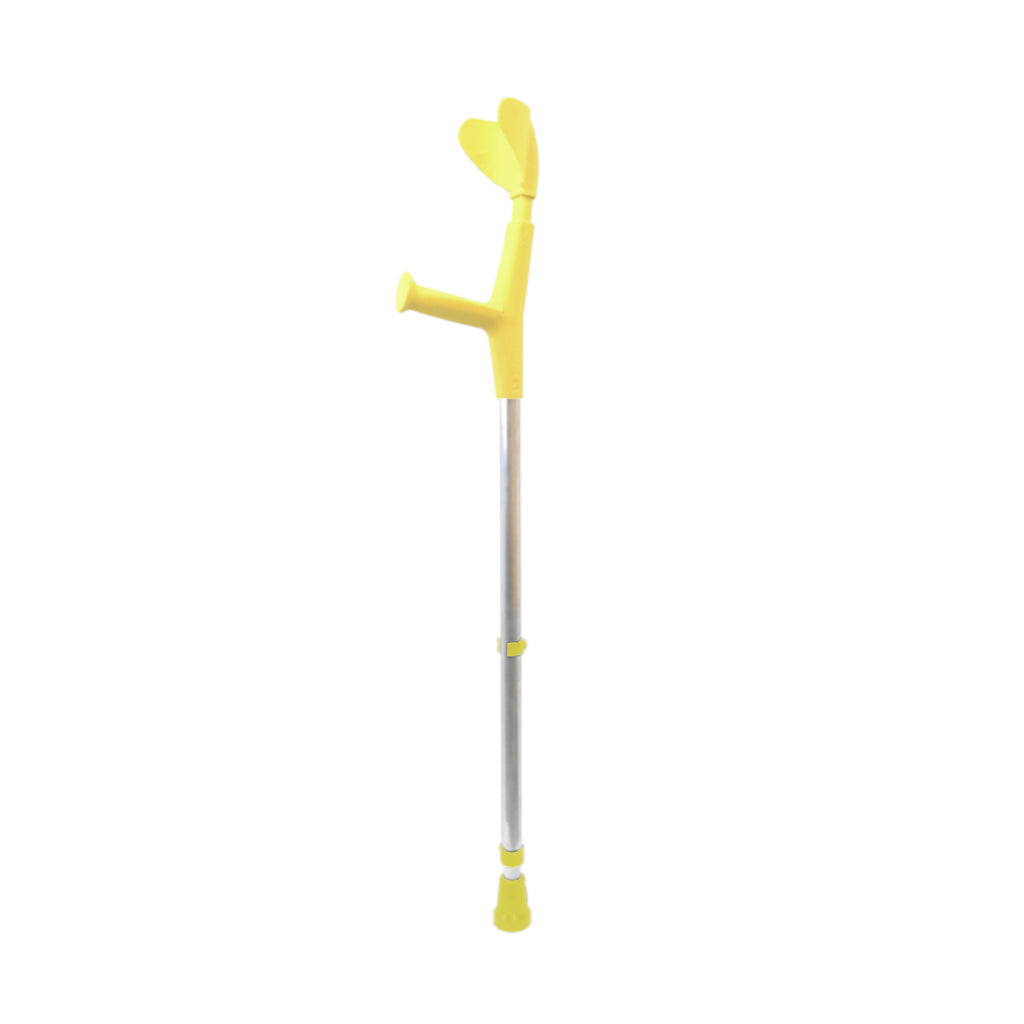 Child Forearm Crutch Yellow, Fixed Handle