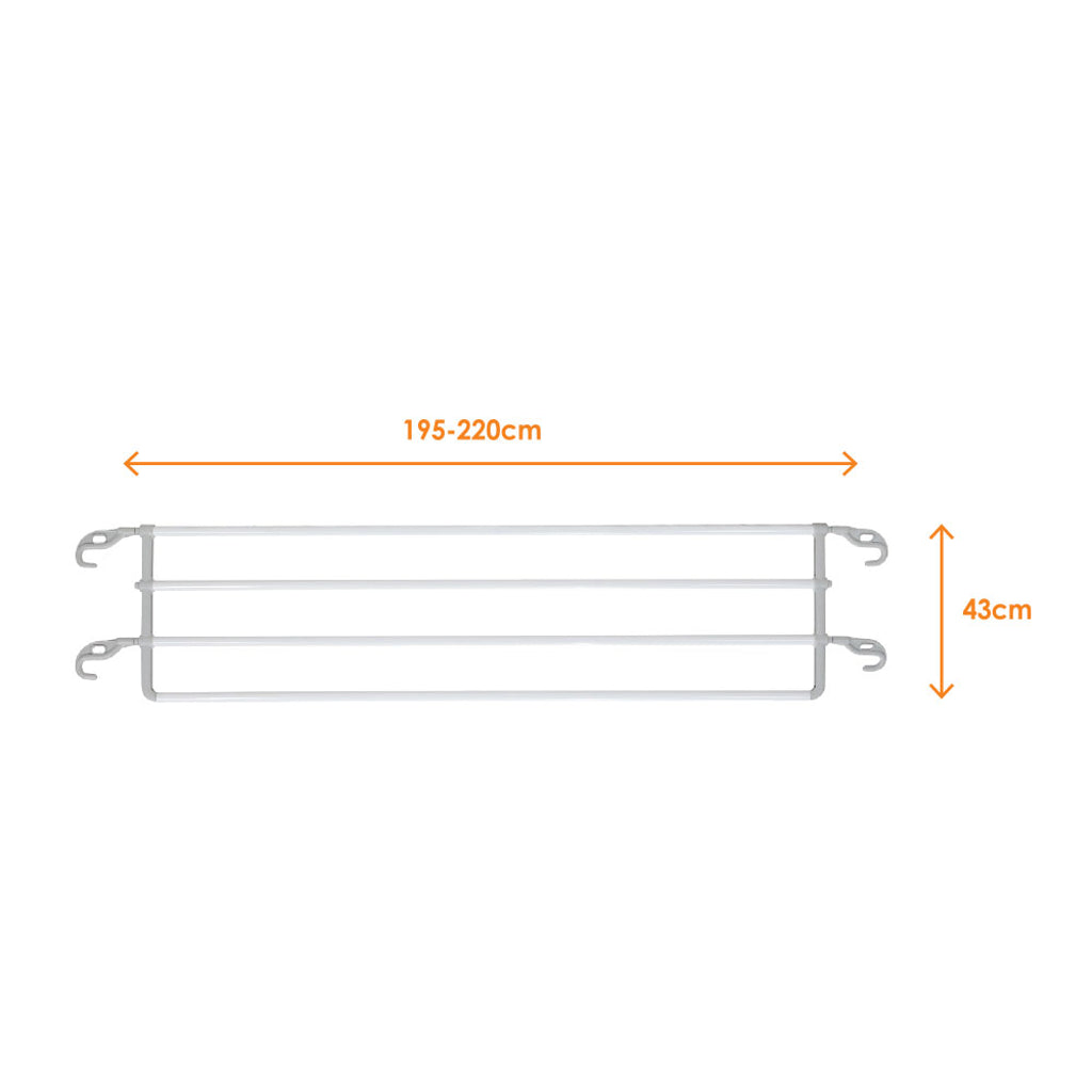 External Rails - Adjustable with 4 Hooks