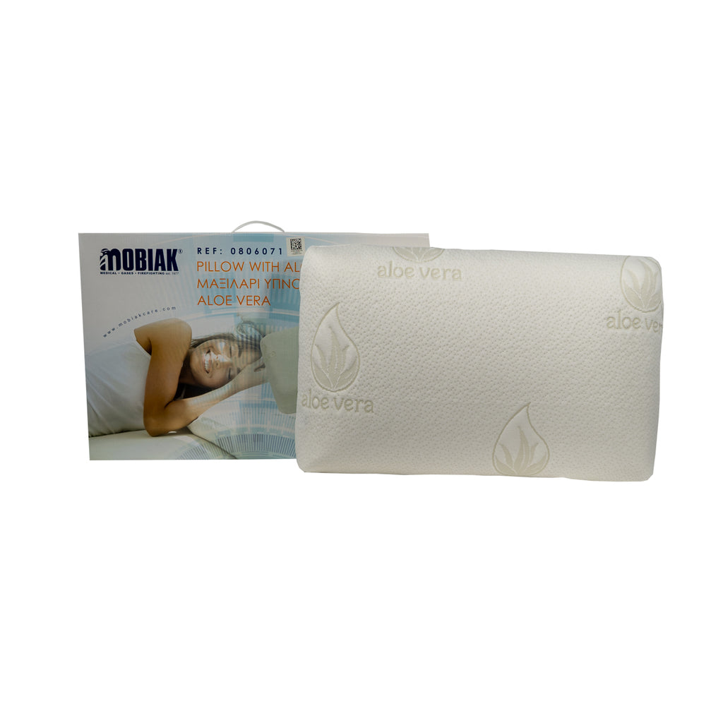 Memory Foam Pillow "Aloe Vera" (60cm x 40cm x 12cm)