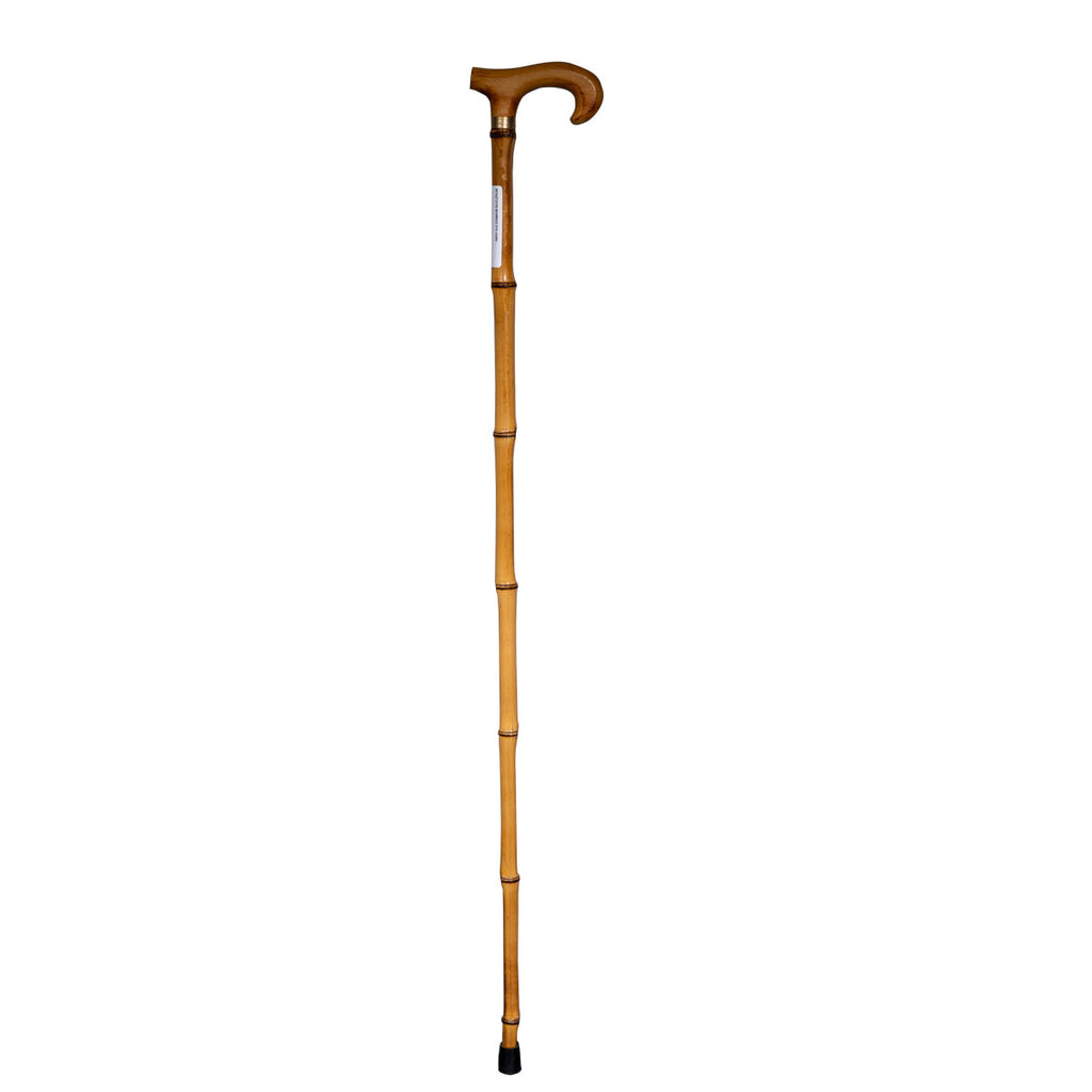 Bamboo Cane with Wooden Handle
