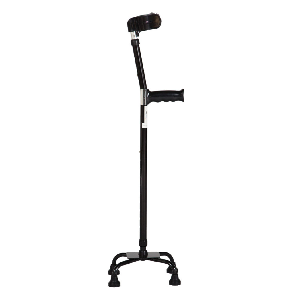 Forearm Crutch with Fixed Handle and Tetrapod Base