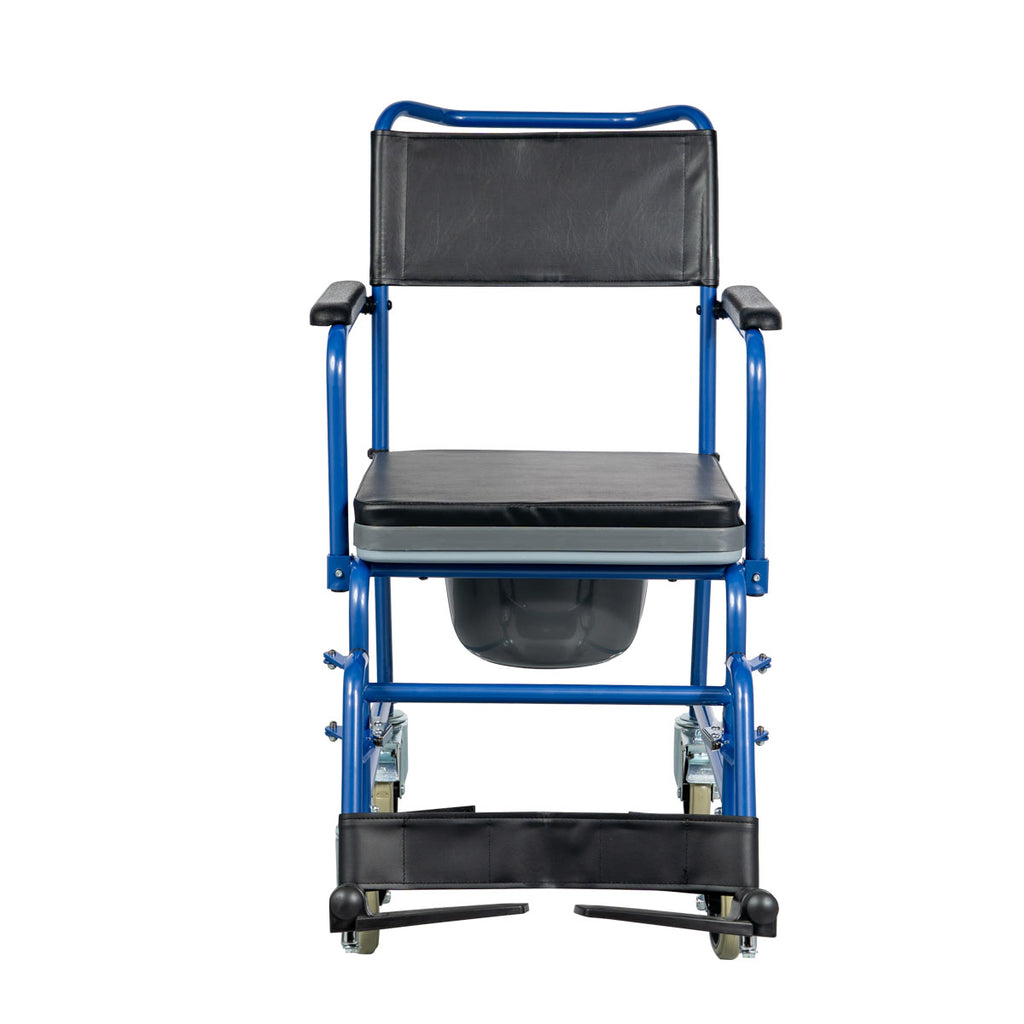 Commode Wheelchair Gemini Blue