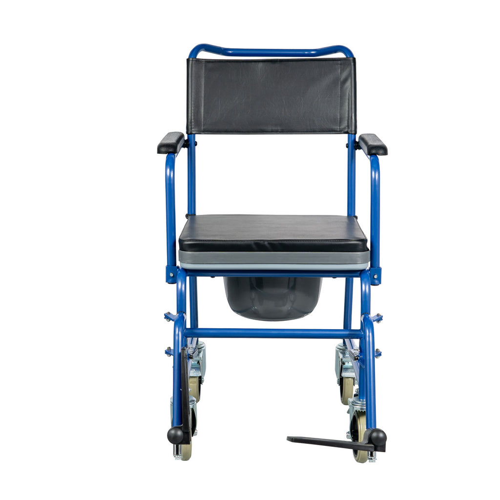 Commode Wheelchair Gemini Blue