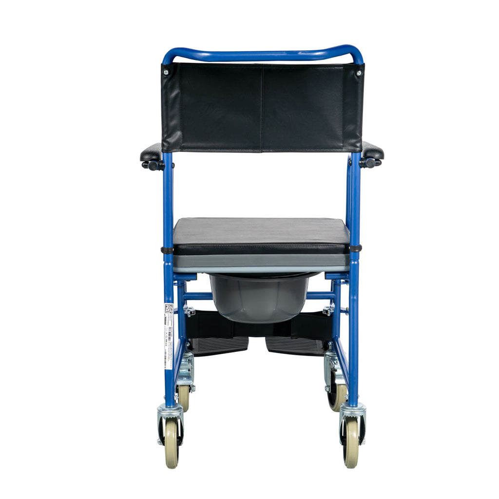 Commode Wheelchair Gemini Blue