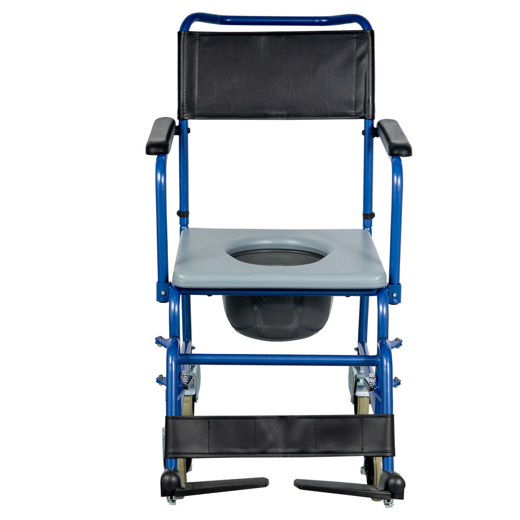Commode Wheelchair Gemini Blue