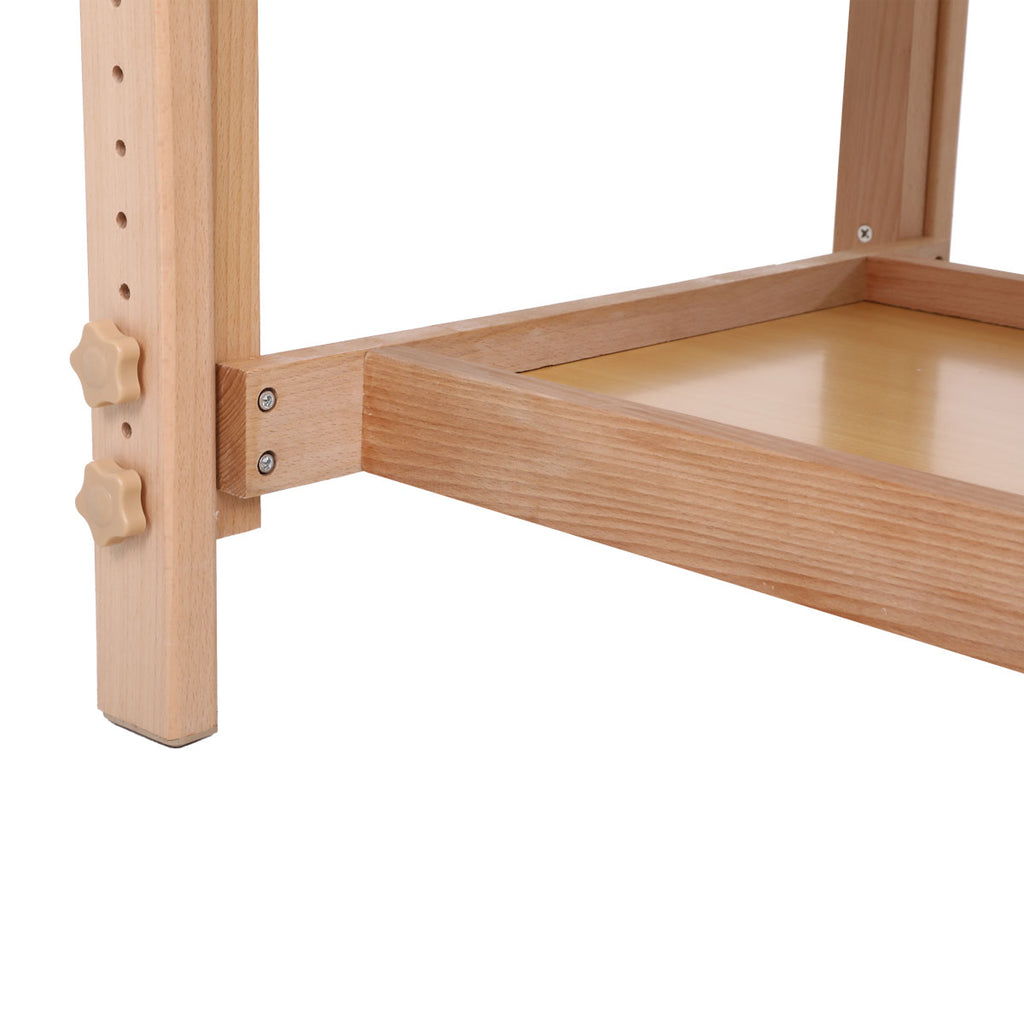 Wooden Bed - Beige (W70)