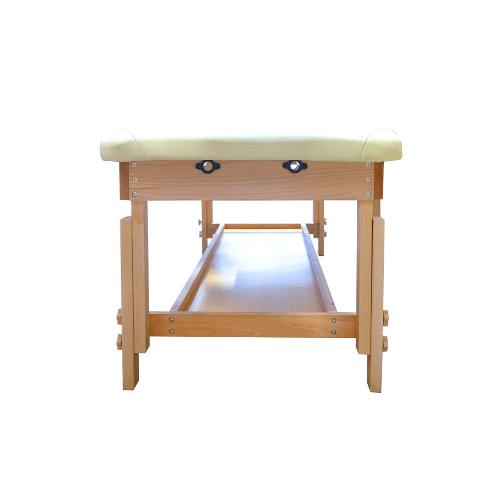 Wooden Bed - Beige (W70)