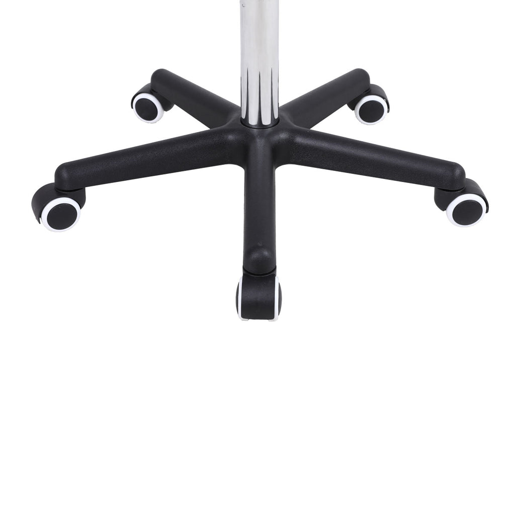Height Adjustable Stool with Wheels - Beige