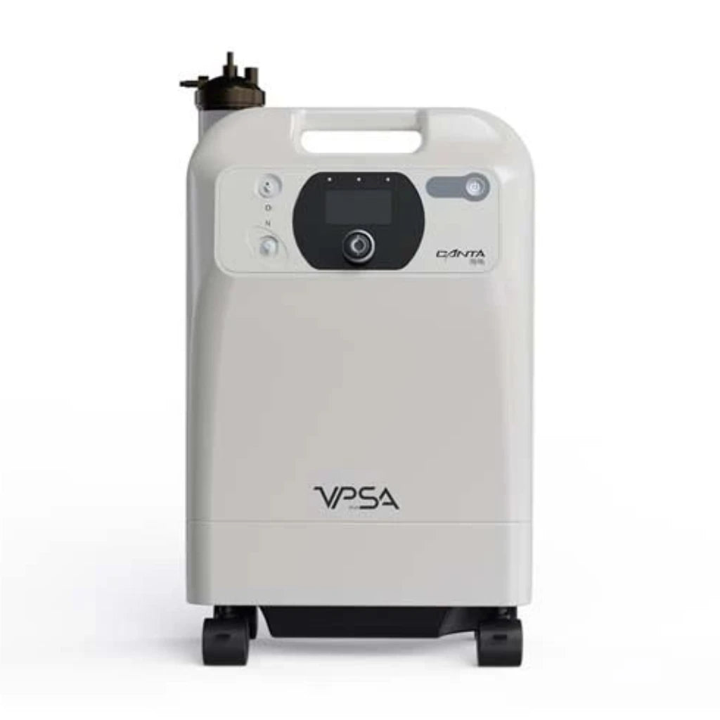 VPSA oxygen concentrator on a white background
