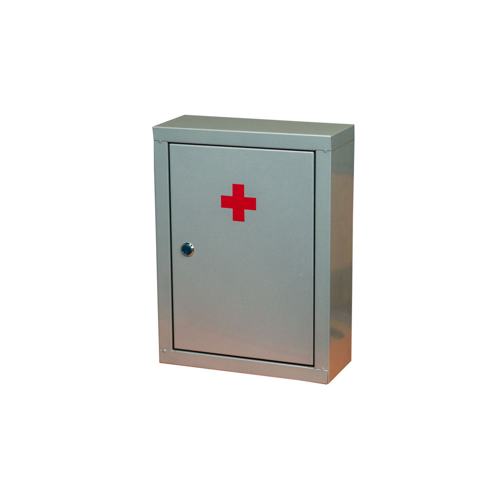 Wall-Mounted Metal First Aid Box with One Shelf and Lock