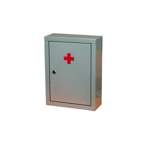 Wall-Mounted Metal First Aid Box with One Shelf and Lock
