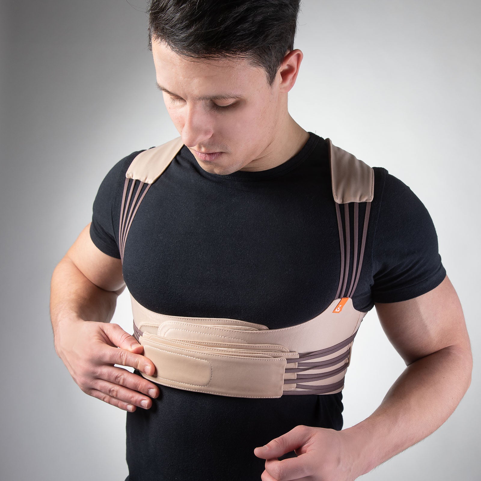 Dr. Mertens Thoracic-Shoulder Acupressure Octopus brace in beige