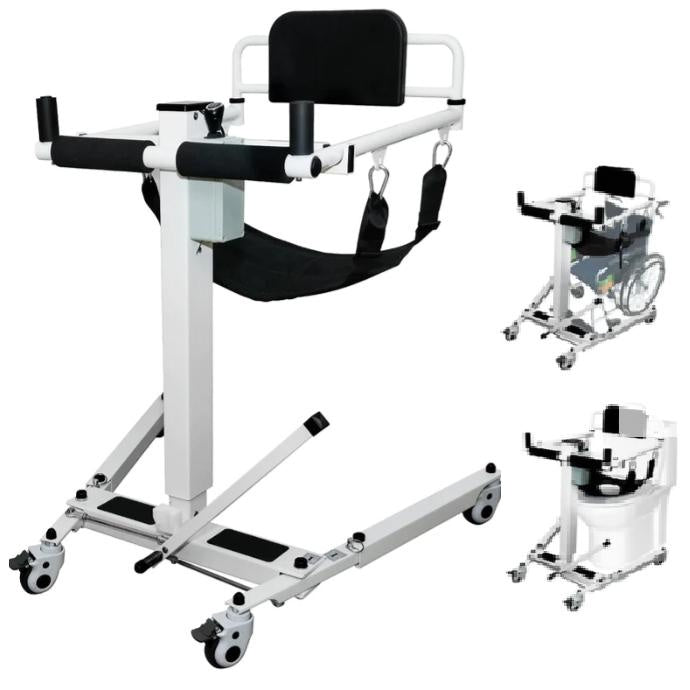 Electric patient transfer lift chair – detail