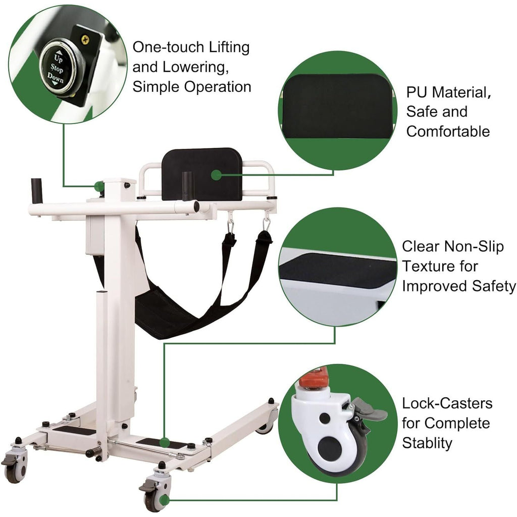 Electric Folding Transfer Lift – features