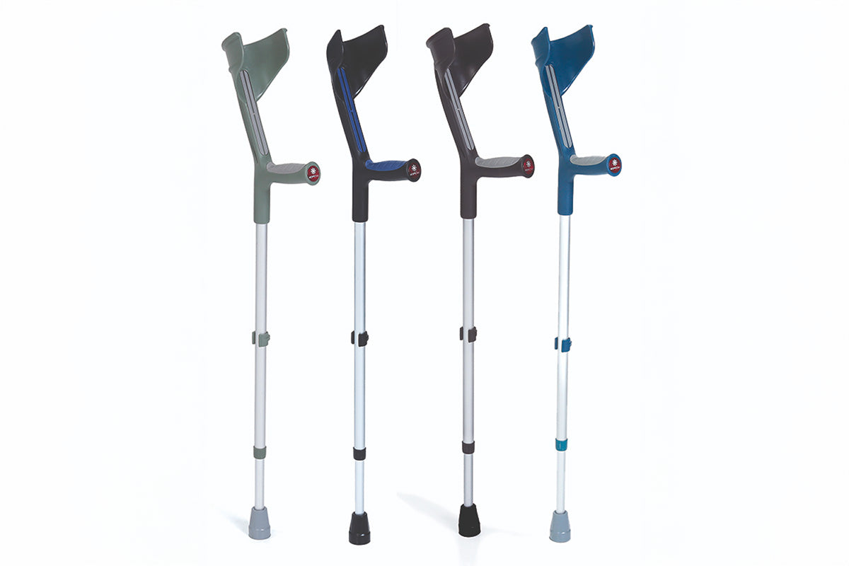 Moretti Brio Forearm Crutches With Soft Ergonomic Handle (Pair)