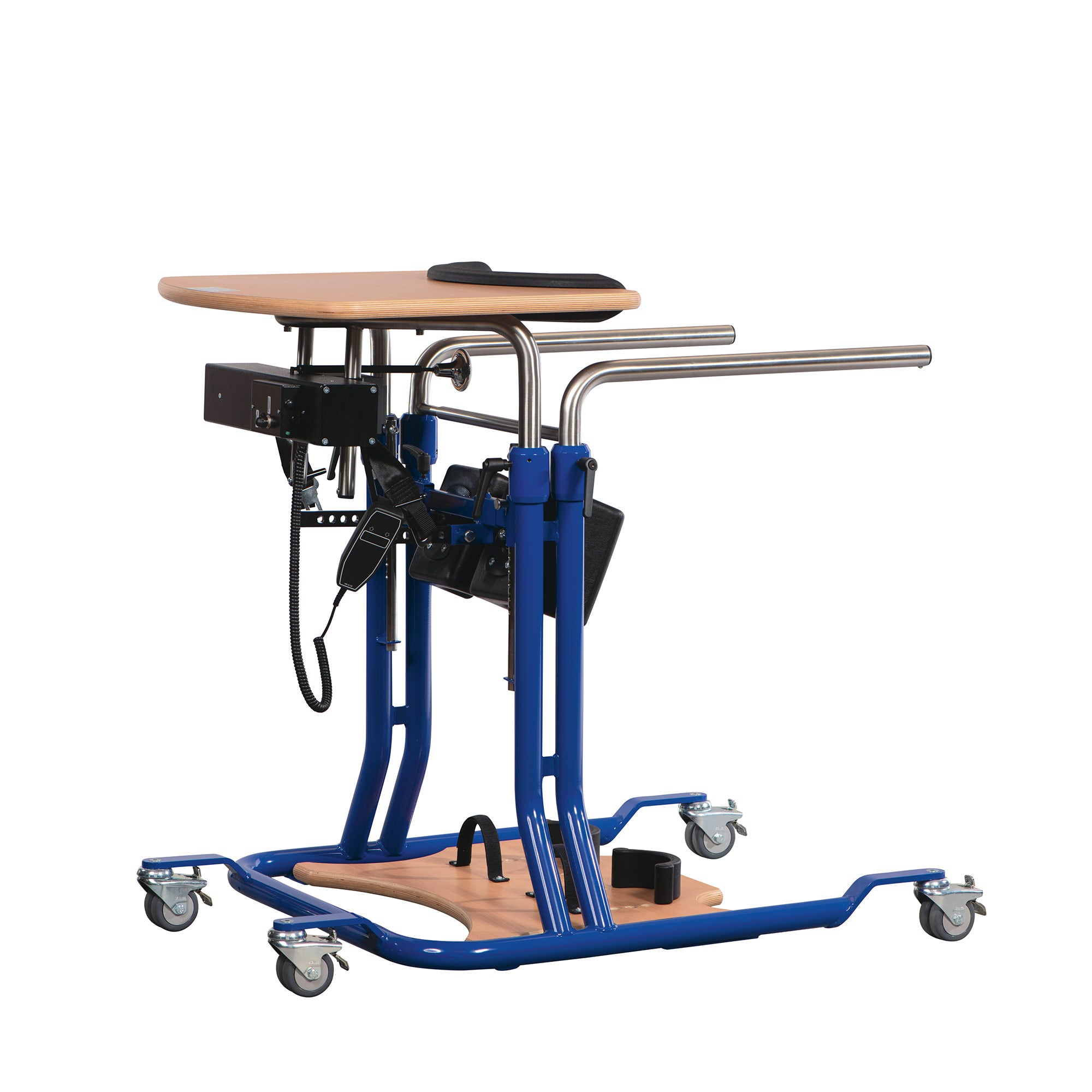 Levacare Pro standing frame with lift-support belt