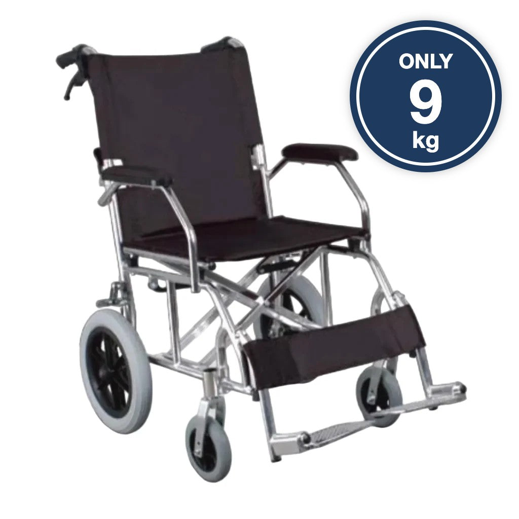 ALU ultra-light transport wheelchair – only 9 kg