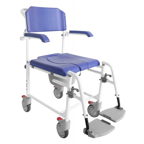 KMINA Shower And Toilet Chair With Small Wheels