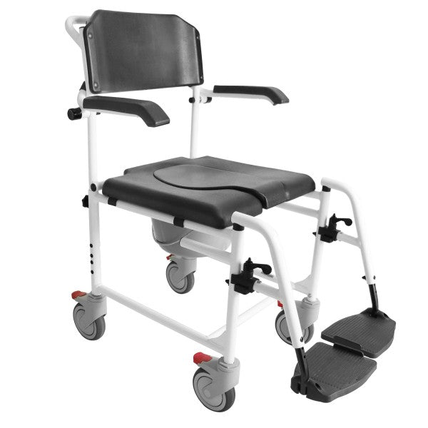 KMINA Shower And Toilet Chair With Small Wheels