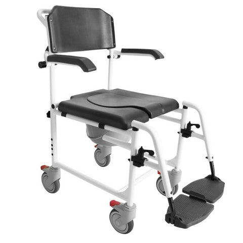 Kmina Shower And Toilet Chair With Small Wheels