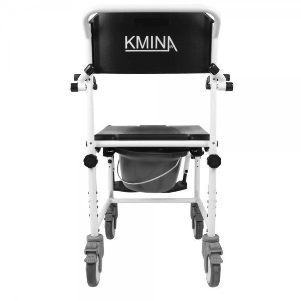 KMINA Shower And Toilet Chair With Small Wheels