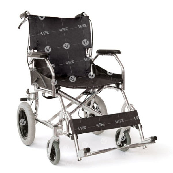 Aluminium transport wheelchair ALU, view 2