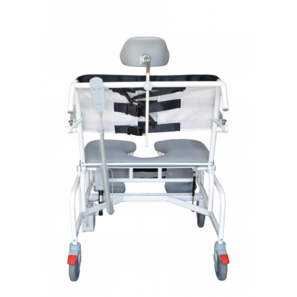 HMN M2 300 Kg Wide El-Tip Bariatric Shower And Toilet Chair With Electric Tilt