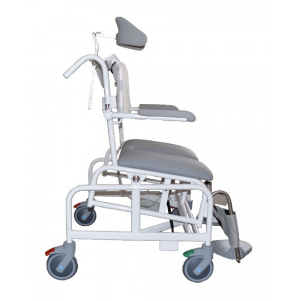 HMN M2 300 Kg Wide El-Tip Bariatric Shower And Toilet Chair With Electric Tilt