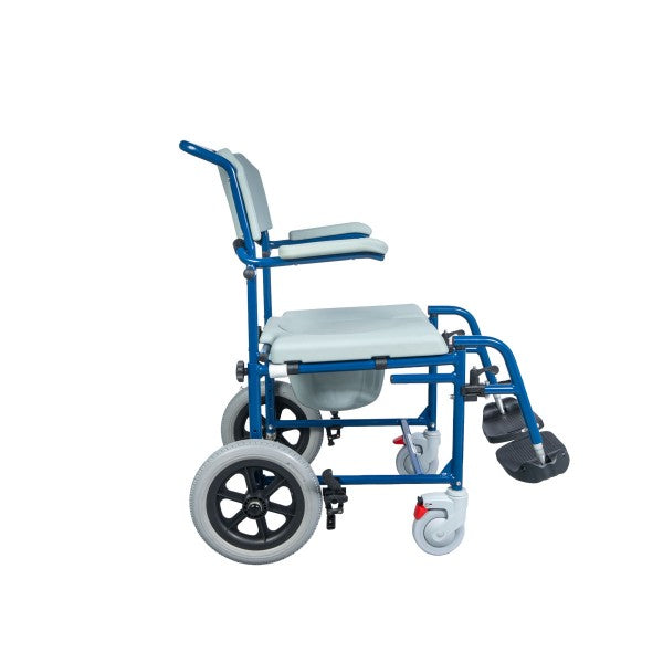 Mobiak Rhino Aluminium Shower Wheelchair With 12" Wheels