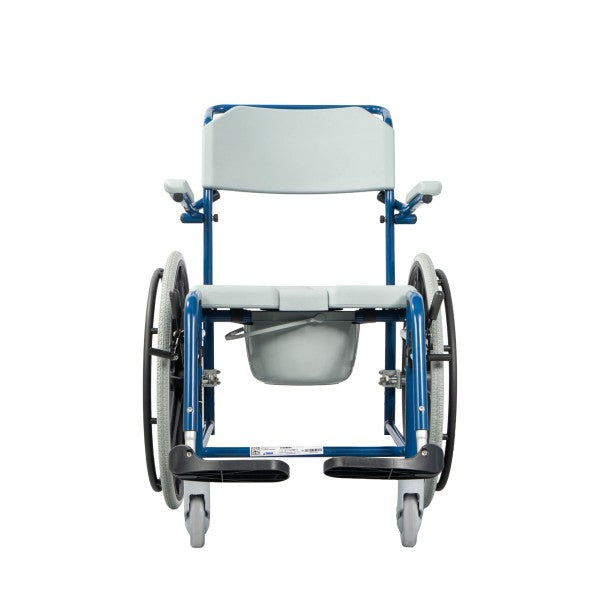 Mobiak Rhino Aluminium Shower Wheelchair With 24" Wheels