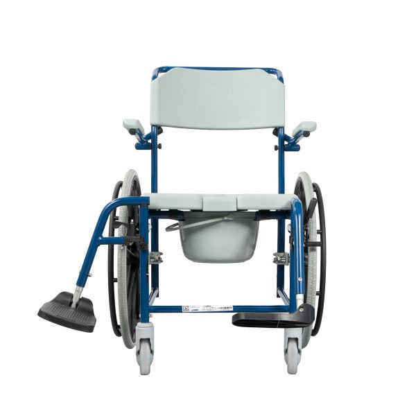 Mobiak Rhino Aluminium Shower Wheelchair With 24" Wheels