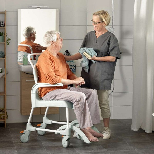 Etac Clean Height-Adjustable Shower And Toilet Chair