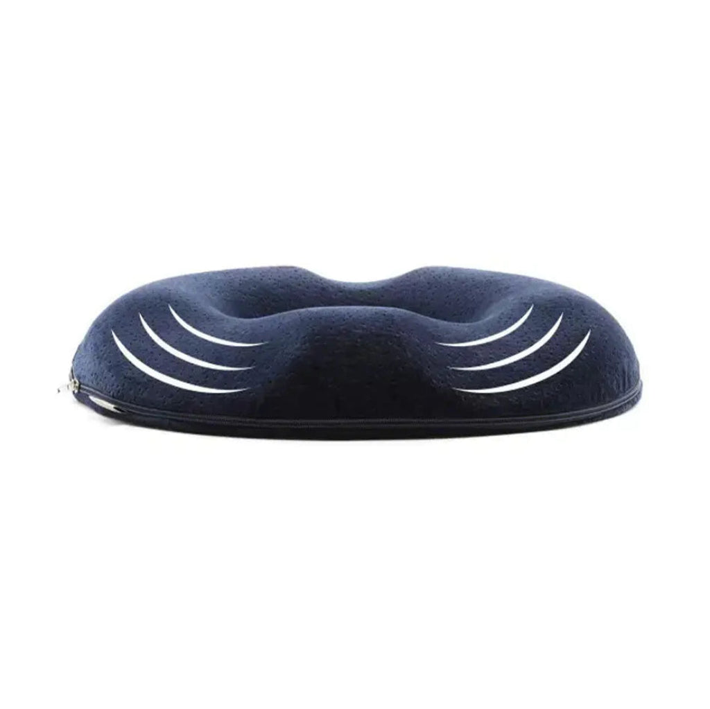 Blue memory foam donut seat cushion