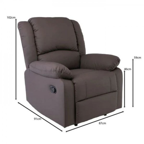 EVA Manual Reclining Armchair PU