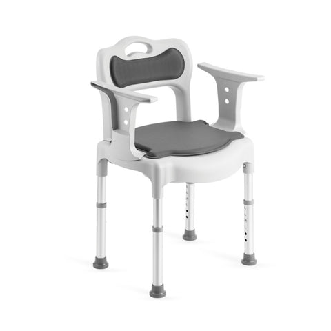 Height Adjustable Commode Chair