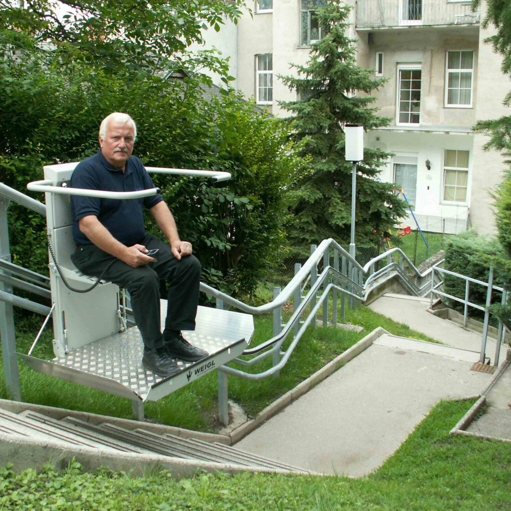 Lehner Omega Platform Stairlift For Narrow Stairs – photo 2