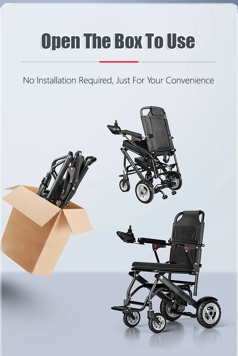 FeatherGo 9.8 Ultra-Light Folding Wheelchair