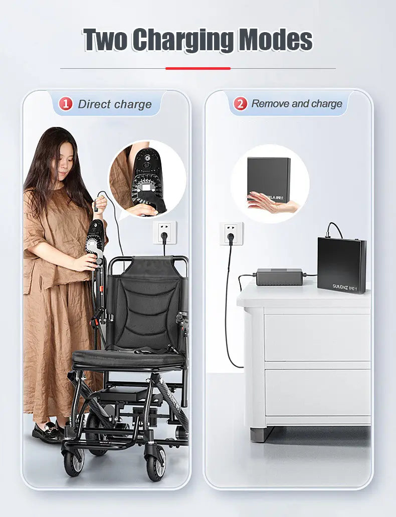 FeatherGo 9.8 Ultra-Light Folding Wheelchair