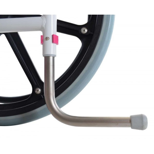 HMN M2 Mini Self-Propelled Shower And Toilet Chair With 20" Wheels