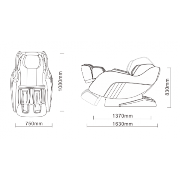 Life Care SL-A196-2 Full Body Massage Chair